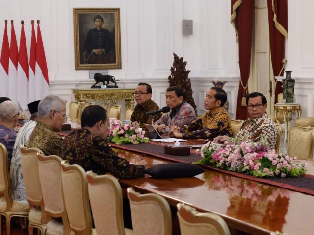 Datang ke Istana, Megawati Beri Ucapan Selamat ke Jokowi. 'Kami dari BPIP Mengucapkan Terima Kasih dan Selamat...