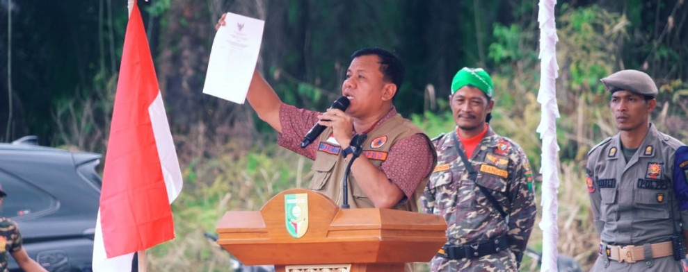 Bupati Kuansing Suhardiman Tegaskan Siap Perjuangkan Hak Masyarakat dan Akan Tindak Perusahaan yang Langgar Aturan