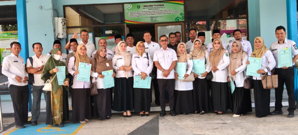 Disdukcapil Bengkalis Jalin Kerja Sama dengan 25 SD di Kecamatan Bengkalis