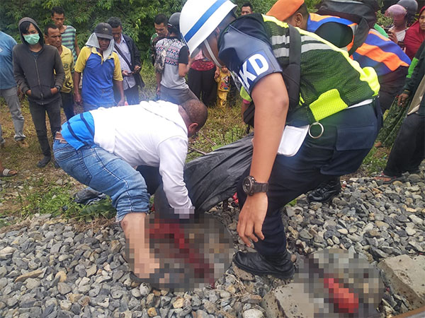 Mengerikan! Melompat Saat Kereta Api Melintas, Tubuh Ferry Langsung Terbelah Dua, Berdarah-darah