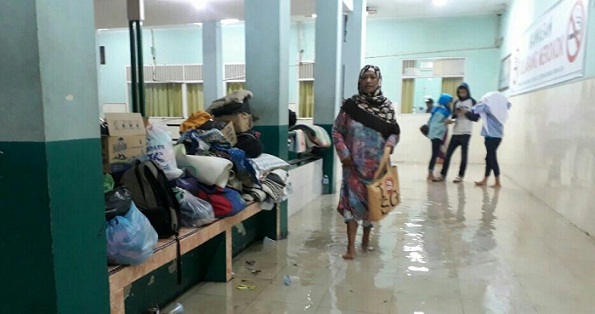RSUD Dumai Tiba-tiba Kebanjiran, Pasien Panik, Ini Foto-fotonya...