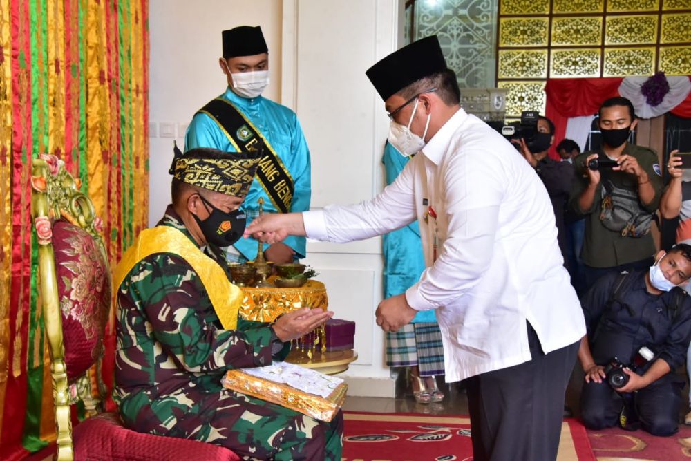 Sambut Kunker Pangdam I/BB, Pj Bupati Bengkalis Syahrial Abdi Paparkan Covid-19
