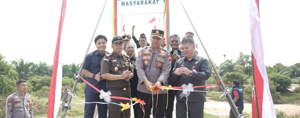 Kapolri Resmikan Jembatan Merah Putih Presisi, Wujud Sinergi Percepat Pembangunan hingga Pelosok Daerah