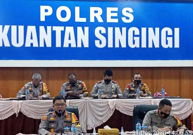 Sepanjang 2020, Polres Kuansing Sebut Jumlah Tindak Pidana Capai 231 Kasus