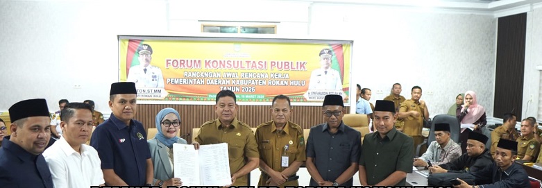 Pemkab Rohul Gelar Forum Konsultasi Publik Rancangan Awal RKPD Tahun 2026