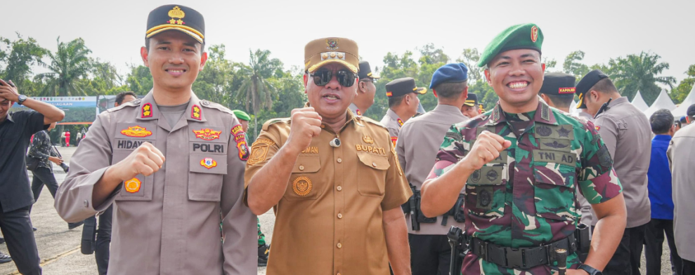 Bupati Kuansing Ikut Apel Kesiapsiagaan Karhutla Nasional, Tegaskan Komitmen Pencegahan