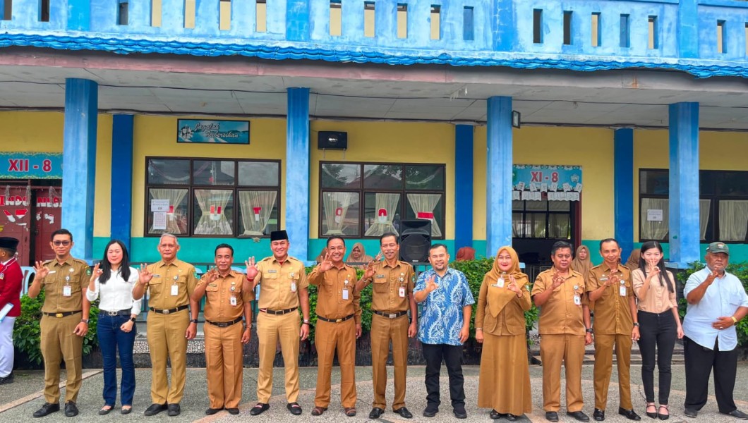 Hari Pertama Masuk Sekolah, SMAN 1 Bengkalis Deklarasikan Anti Narkoba, Anti Perundungan, dan Anti LGBT