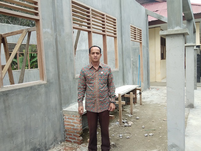 Pemerintah Bangun Ruang Kelas Baru di SMP Negeri 5 Rambah Hilir-Rohul