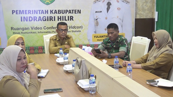 Pemkab Inhil Ikuti Rakor Nasional Pengendalian Inflasi 2025 dan Evaluasi Program 3 Juta Rumah