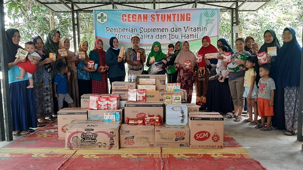 Dukung Pencegahan Stunting,  Asian Agri Bagikan Vitamin dan Suplemen untuk Ibu Hamil  Juga Balita