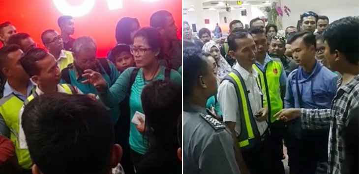 HEBOH...Tak Diberi Kejelasan, Penumpang Lion Air Ngamuk di Bandara, Tonton Nih Videonya
