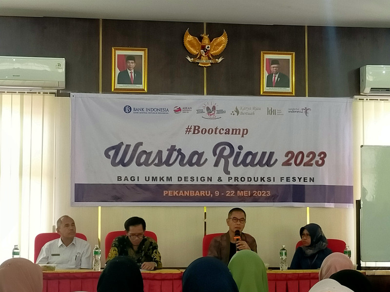 BI Taja #Bootcamp Wastra Riau 2023 Bagi Pelaku UMKM Desain dan Produksi Fasyen