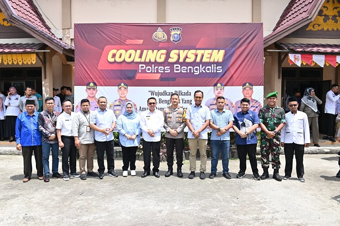 Cooling System di Mandau, Pjs Bupati Harapkan Pilkada Bengkalis Aman dan Damai