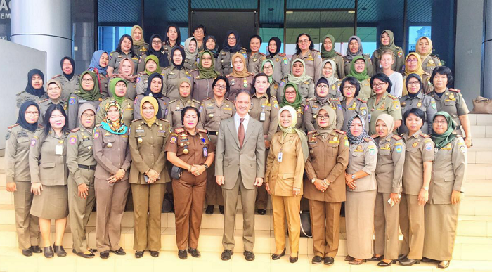 Satpol PP Pelalawan Perempuan Ikuti Lokakarya di Jakarta