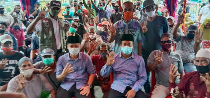 Kampanye Dialogis di Bagan Hulu, Afrizal Tegaskan Tidak Ada Pemindahan Ibu Kota, Itu Hanya Isu Murahan