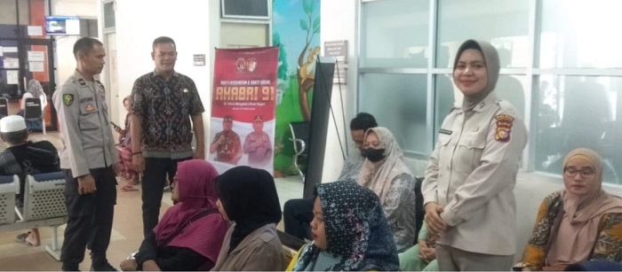 Polres Kuansing Gelar Bakti Kesehatan  Pasien Katarak Di RSUD Teluk Kuantan
