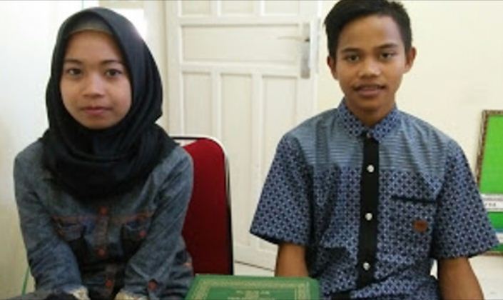 GEGER... Sempat Ditolak KUA, Niat Nikah Dua Siswa SMP Ini Akhirnya Dikabulkan Pengadilan Agama