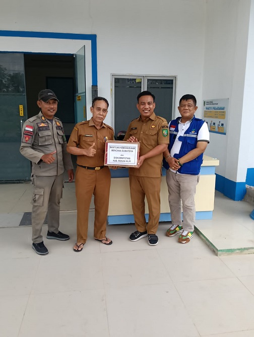 Pegawai Diskominfotiks Rohil Kumpulkan Donasi untuk Korban Bencana Sumatera