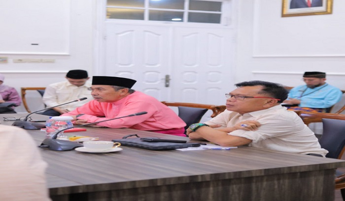 Ini Yang Disampaikan Bupati Asmar Saat Bertemu Syamsuar