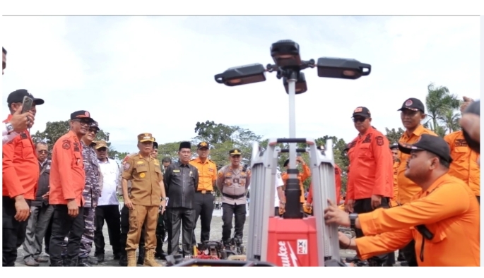 Bupati Asmar Pimpin Apel Kesiapsiagaan Tanggap Darurat Bencana Hidrometeorologi