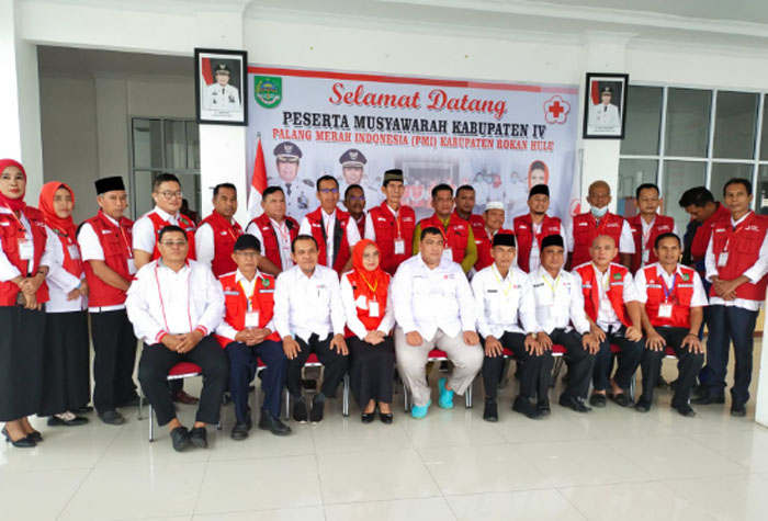 Selamat! Hj. Peni Herawati Kembali Pimpin PMI Rohul