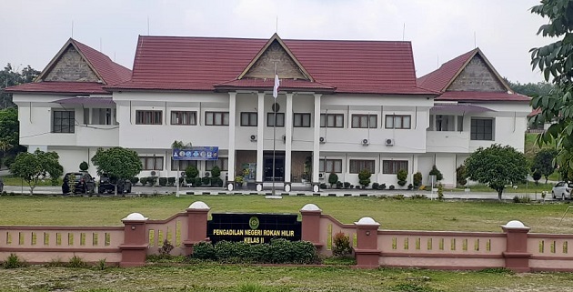 Seorang Pegawai Terkonfirmasi Corona, Pengadilan Negeri Rohil Hentikan Kegiatan Perkantoran Sementara
