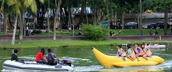 Libur Lebaran, Taman Rekreasi Alam Mayang Diserbu Pengunjung