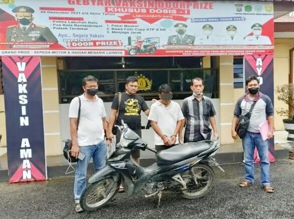 Bawa Lari Motor dan Anak Gadis Orang, Warga Peranap  Diringkus di Labuhan Batu