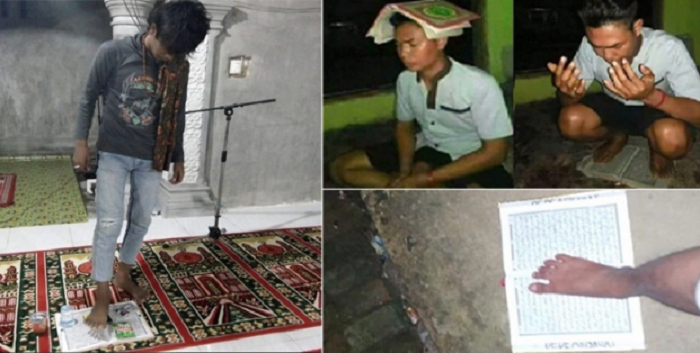 LAKNAT... Injak-injak Kitab Suci Alquran, Reza Kini Diburu Polisi, Jangan Sampai Tak Dapat