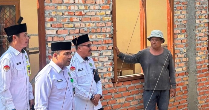 Kakankemenag Pekanbaru Tinjau Gedung SBSN 2026 di KUA Bukit Raya