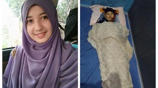 Mengharukan, Gadis Cantik Ini Meninggal Selepas Shalat Subuh dan Murojaah Quran di Pangkuan Sang Ayah