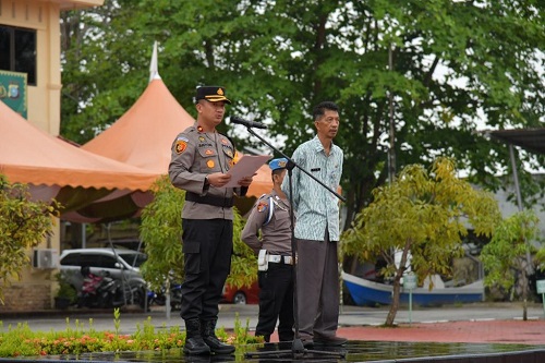 Personel Gabungan Polres Bengkalis Siap Amankan Idul Fitri 2025