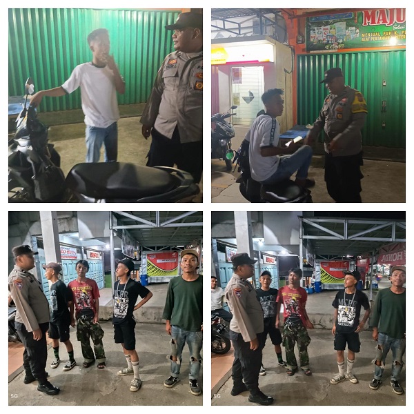Polsek Kuantan hilir Giat Patroli KRYD Antisipasi C3, Narkoba, dan Tindak Pidana Di Wilkum Kuantan Hilir