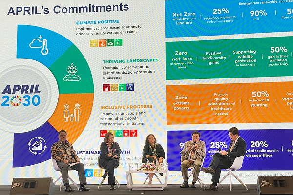 APRIL Group Bagikan Upaya Tata Kelola Keberlanjutan mengenai Mitigasi Iklim di Net Zero Summit