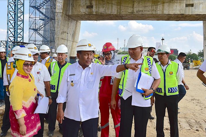Terus Dikebut, Pembangunan Jembatan Siak IV Ditargetkan Selesai Tahun Ini