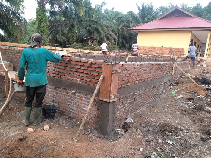 Pembangunan MDTA dan Semenisasi Jadi Prioritas di Desa Sukamaju-Rohul