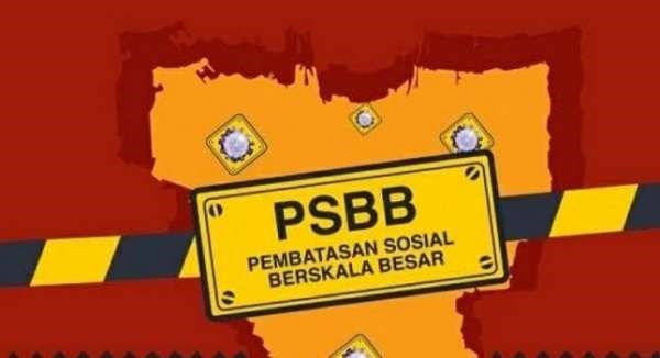 PERINGATAN: PSBB Diberlakukan, Lima Pintu Masuk  Kota Pekanbaru Dikawal Petugas