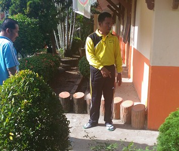 SMP Negeri 2 Rambah Samo  Harapkan Semenisasi Jalan Lingkungan Sekolah