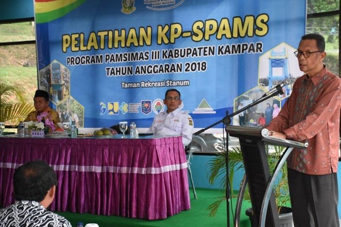 Bupati Azis Zaenal Buka Pelatihan KP-SPAMS