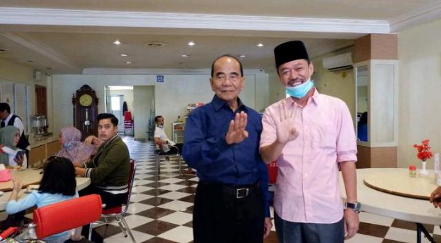Ngopi Bareng, Annas Maamun Dukung Afrizal Jadi Bupati Rohil