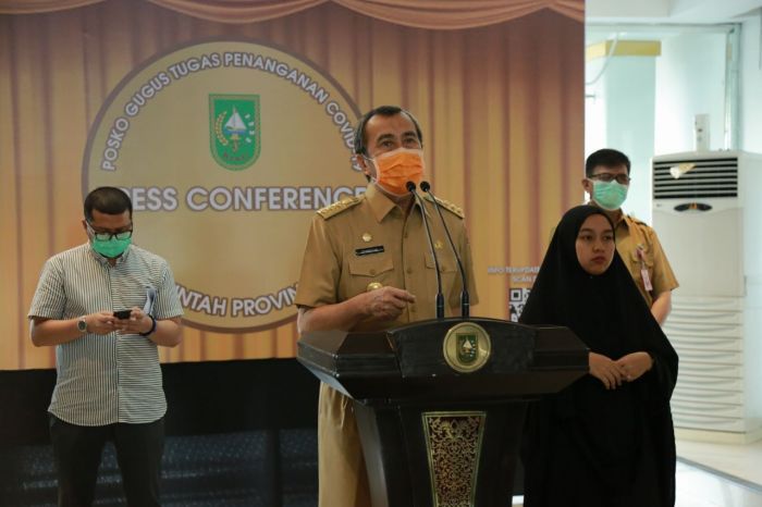 Gubri Umumkan Pasien Positif Covid-19 di Riau Jadi 20 Orang