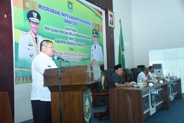 Bupati Amril Mukminin Buka Musrenbang RKPD Tingkat Kabupaten Bengkalis Tahun 2020
