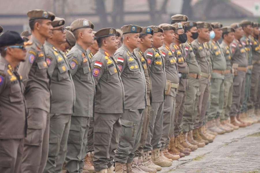 Satpol PP Riau Perkuat Semangat Pengabdian dan Solidaritas Antardaerah