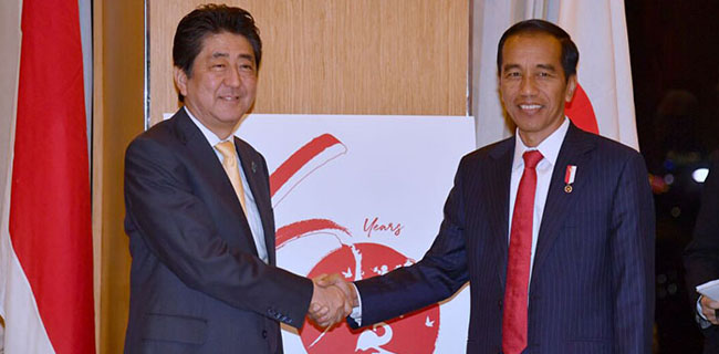 Dalam 1 Menit Bahas 2 Kerjasama, Politisi Gerindra: Pertemuan Jokowi-Abe Layak Dicatat Guinness Book of Record