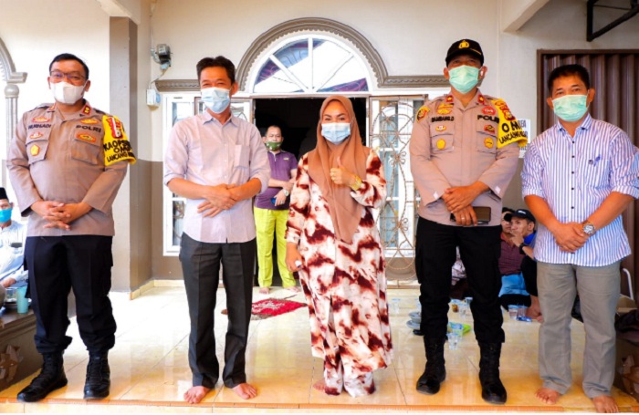 Kapolres Rohil Silaturahmi ke Kediaman Afrizal Sintong