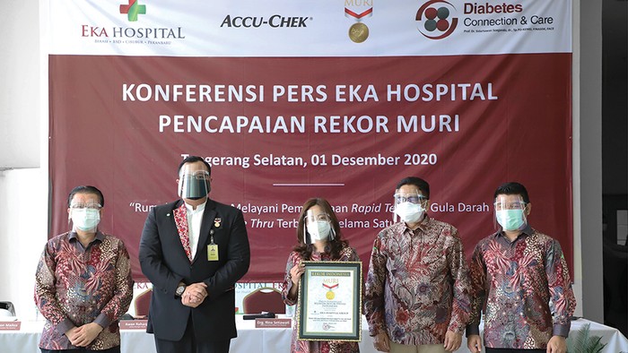 Eka Hospital Catat Rekor MURI dan Resmikan Pusat Layanan Diabetes
