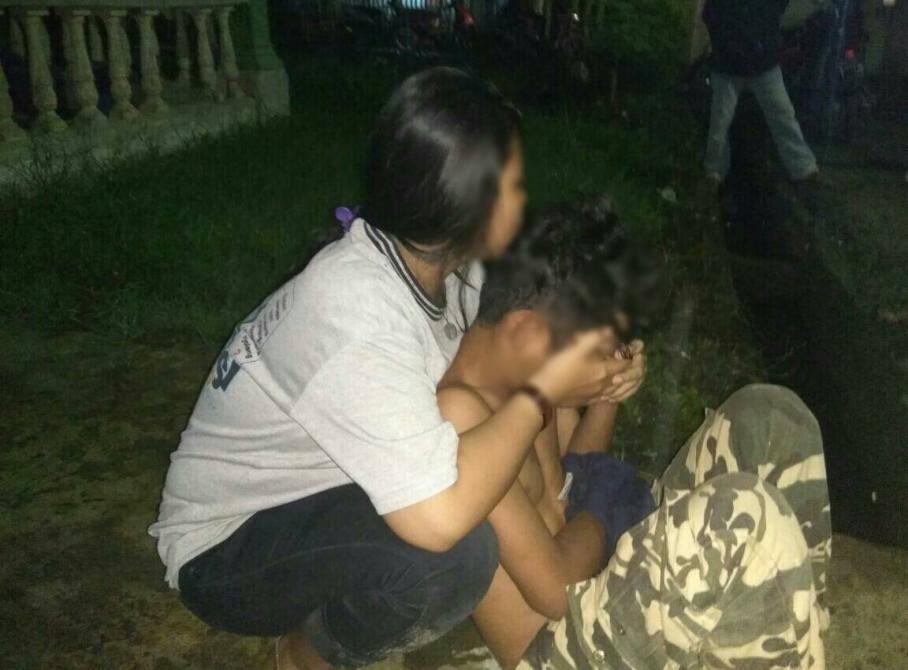 OMG... Sejoli di Tembilahan Nekat Curi Helm Buat Modal Pacaran Malam Minggu