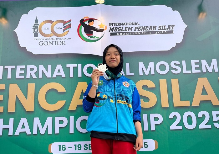 Fibria Nurlailita, Raih Juara II International Moslem Pencak Silat 2025