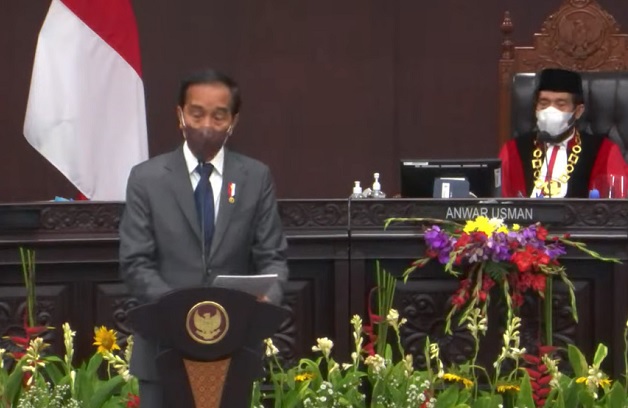 Di Depan  MK, Jokowi: Tidak Pernah Pemerintah Mengatasnamakan Pandemi untuk Menempuh Cara-cara Inkonstitusional