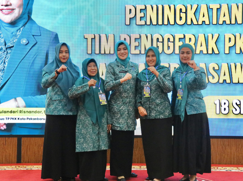 TP PKK Pekanbaru Gelar Peningkatan Kapasitas Pengurus 15 Kecamatan dan 83 Kelurahan